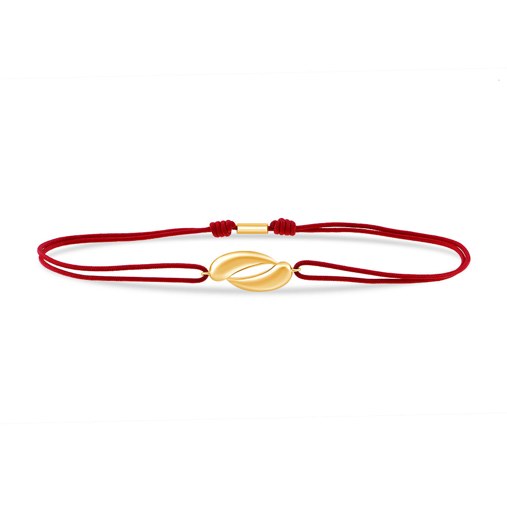 Interlocking Petals Cord Bracelet