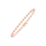 Brilliant Cut Spaced Tennis Bracelet