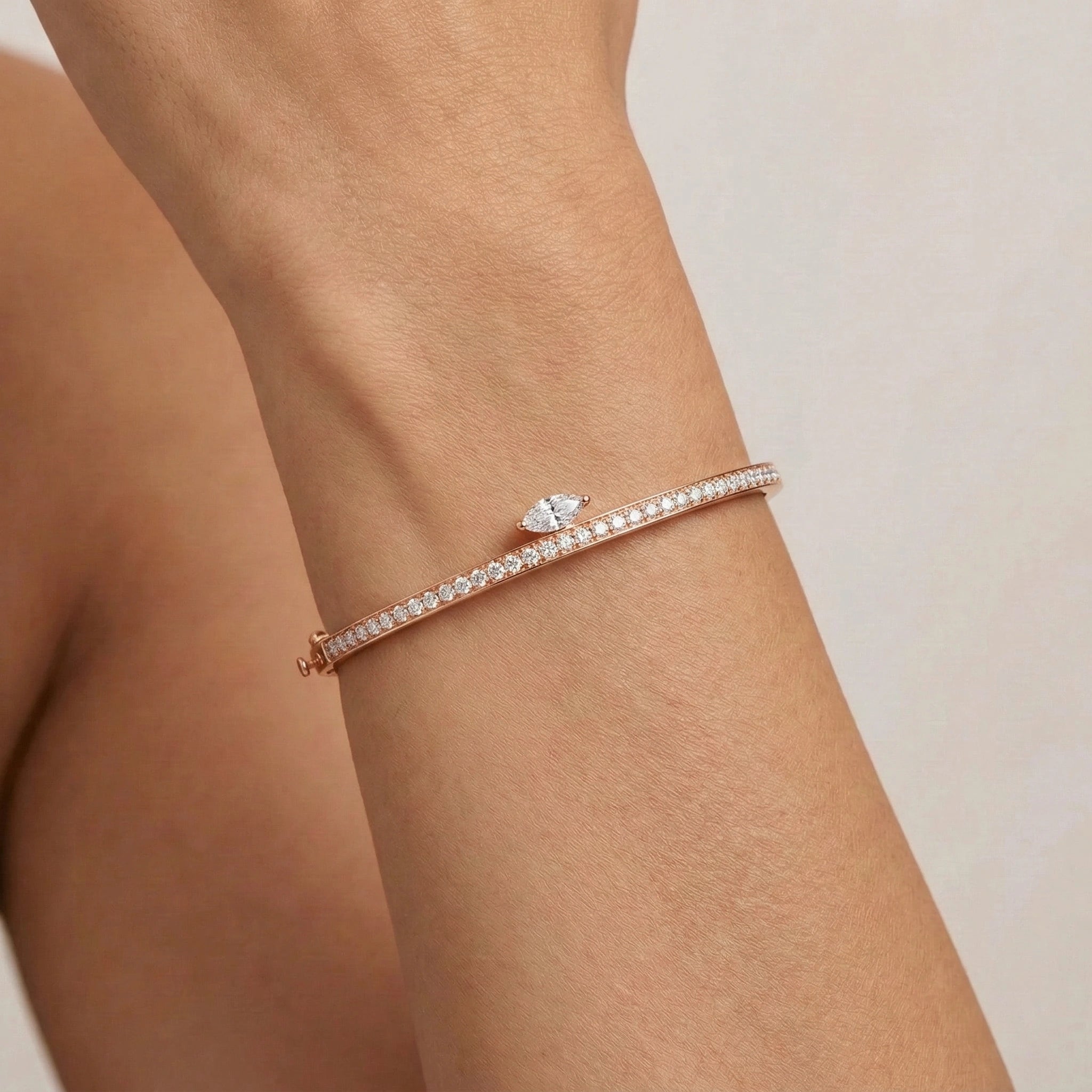 Marquise  Brilliant Cut Bracelet