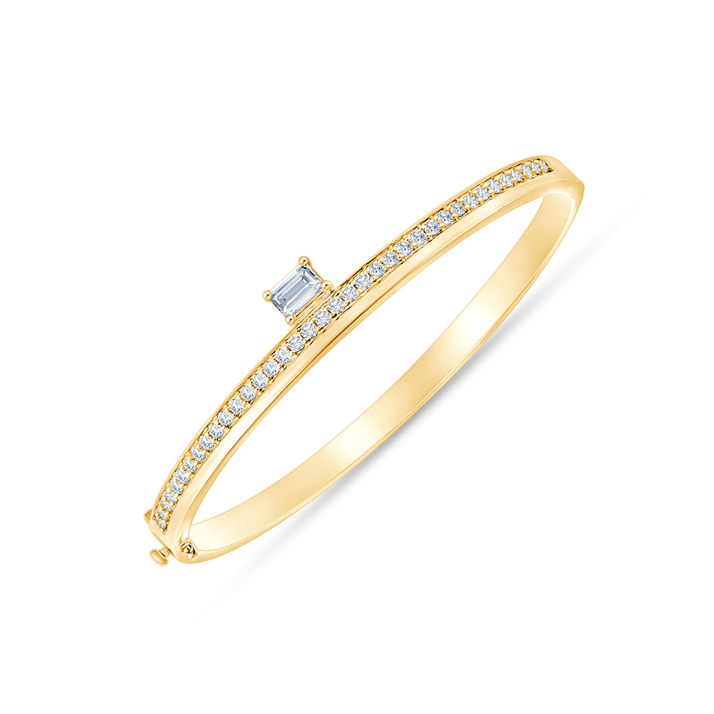 Baguette  Brilliant Cut Bracelet