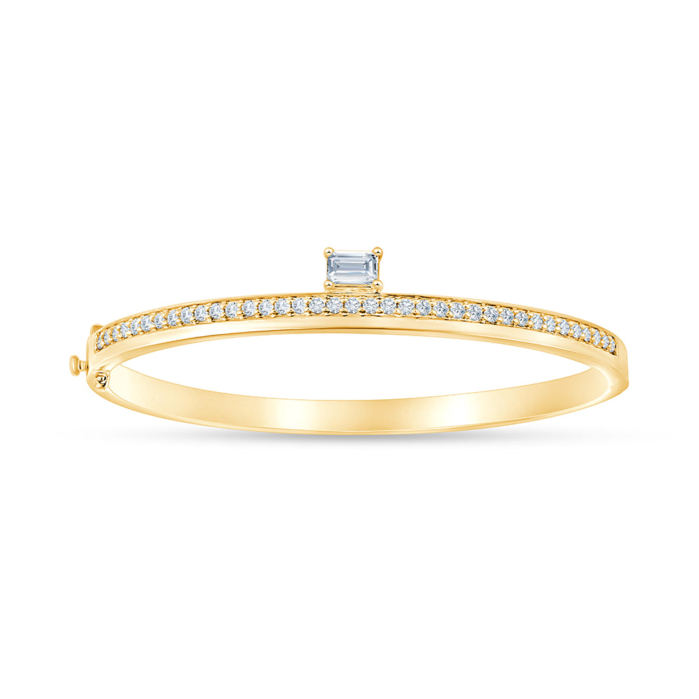 Baguette  Brilliant Cut Bracelet