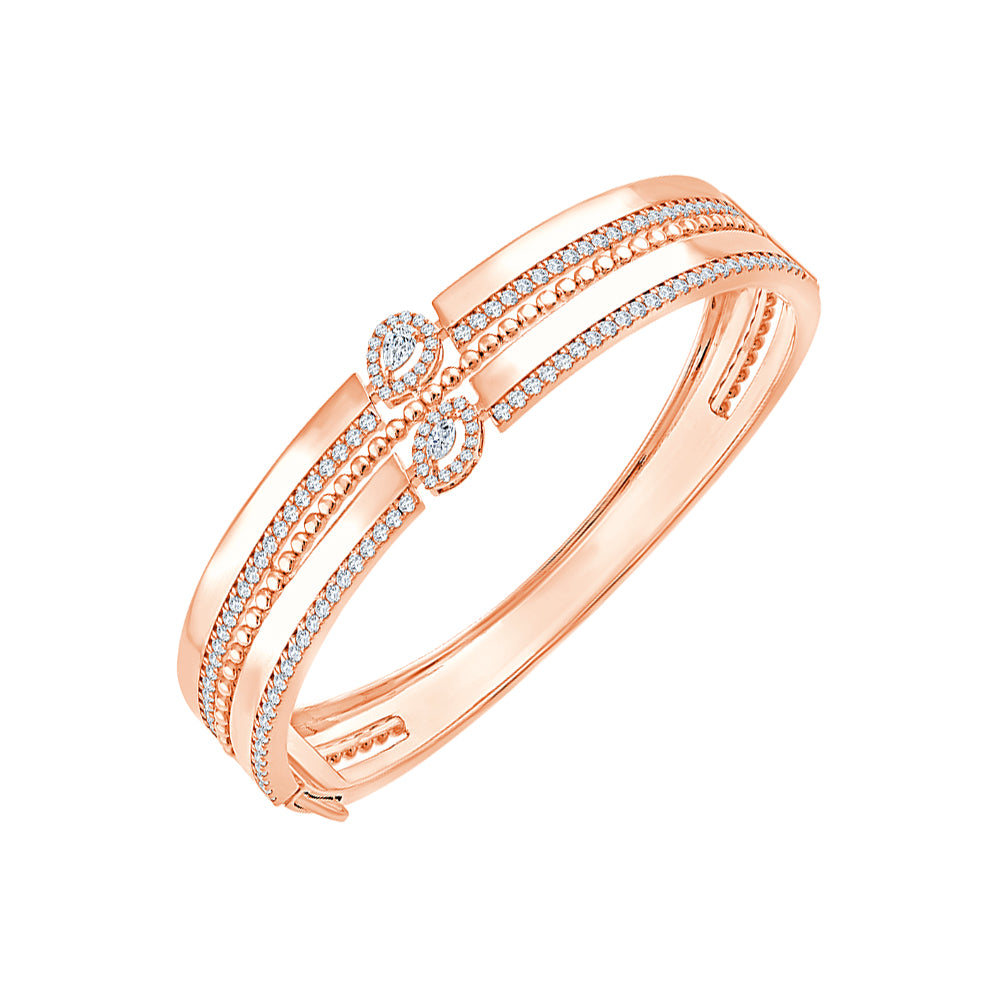 Pear  Brilliant Cut MultiBand Bracelet