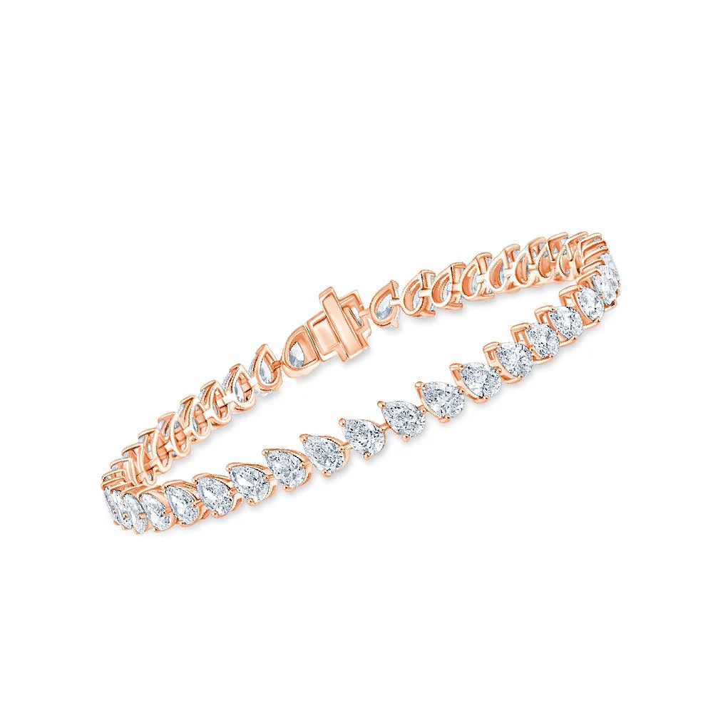 Pear Cut Tennis Bracelet