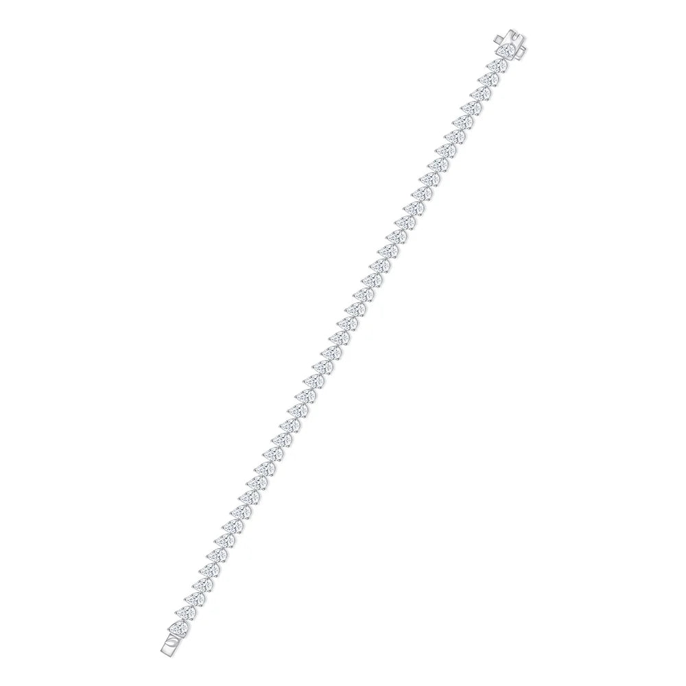 Pear Cut Tennis Bracelet