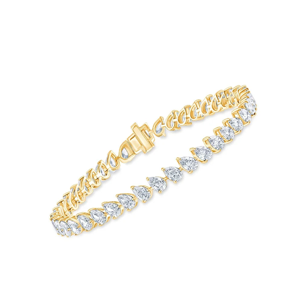 Pear Cut Tennis Bracelet