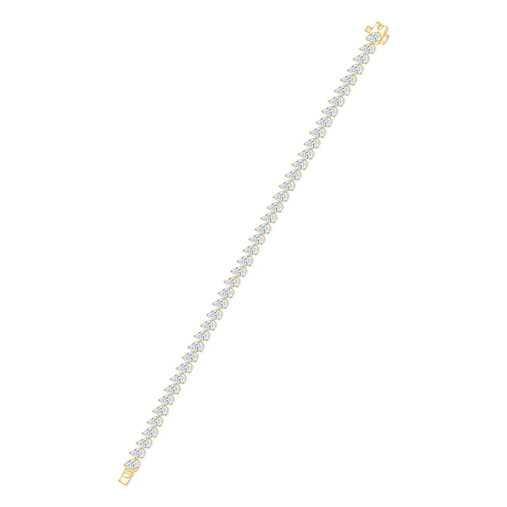 Pear Cut Tennis Bracelet
