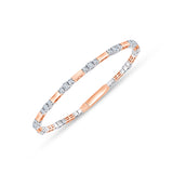 Brilliant Cut Bar Link Bracelet