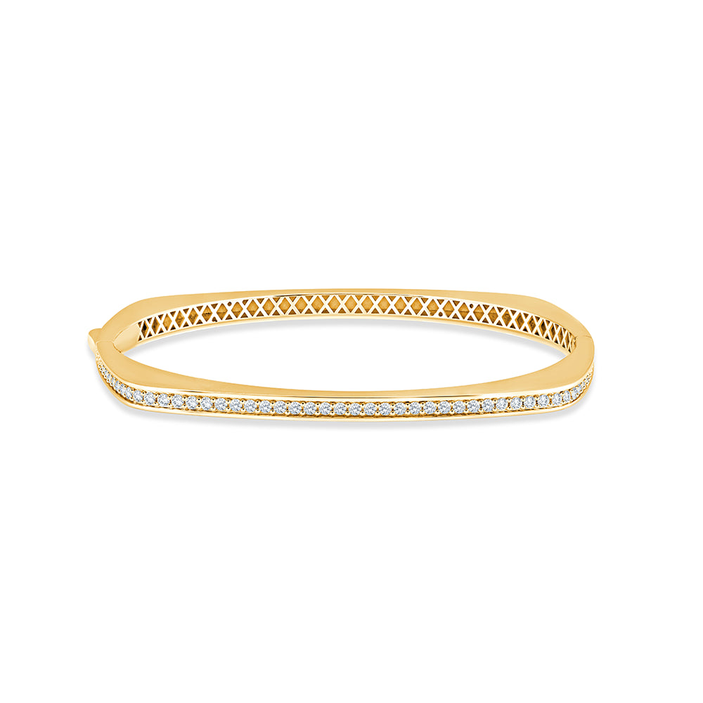 Brilliant Cut Line Bracelet