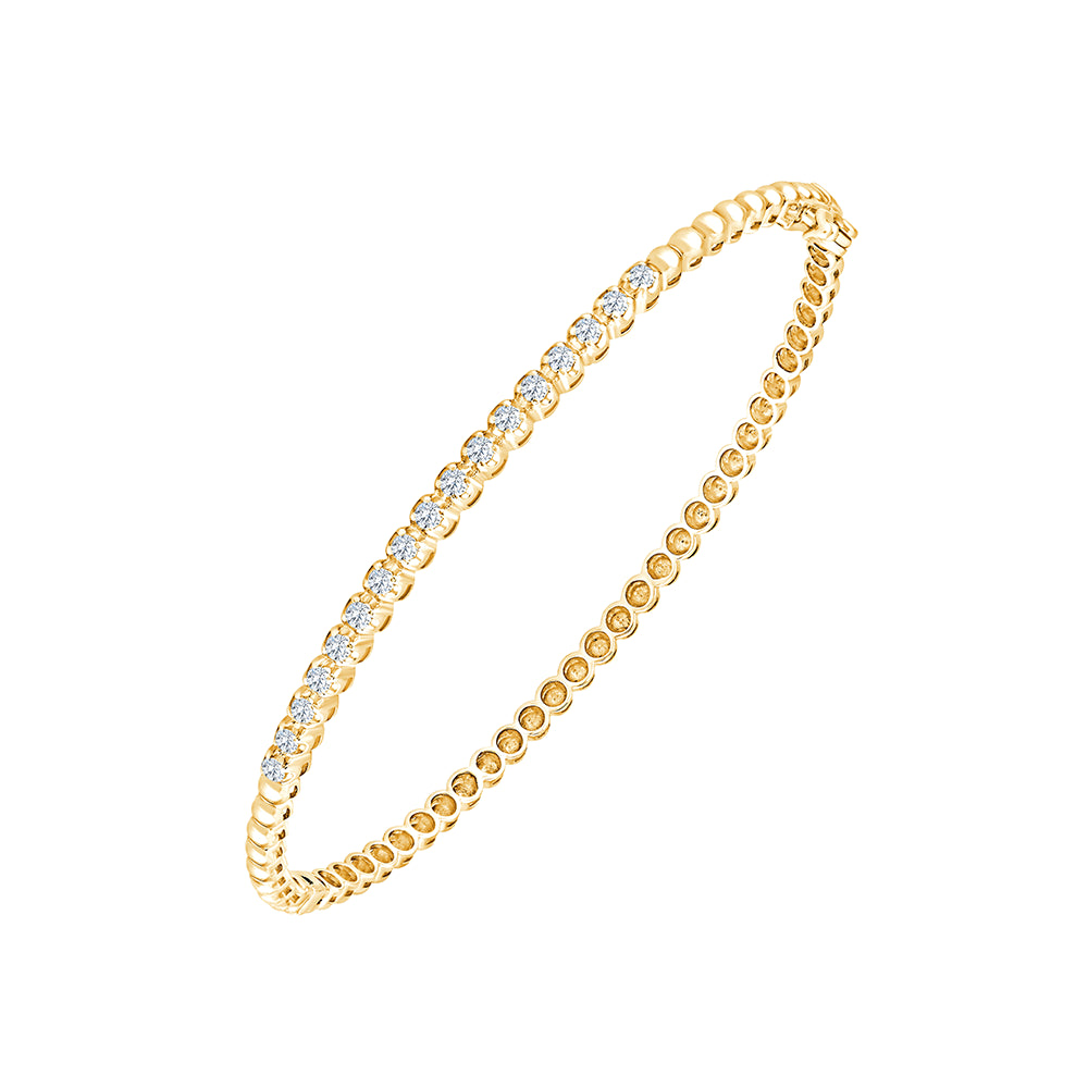 Brilliant Cut Beaded Bracelet