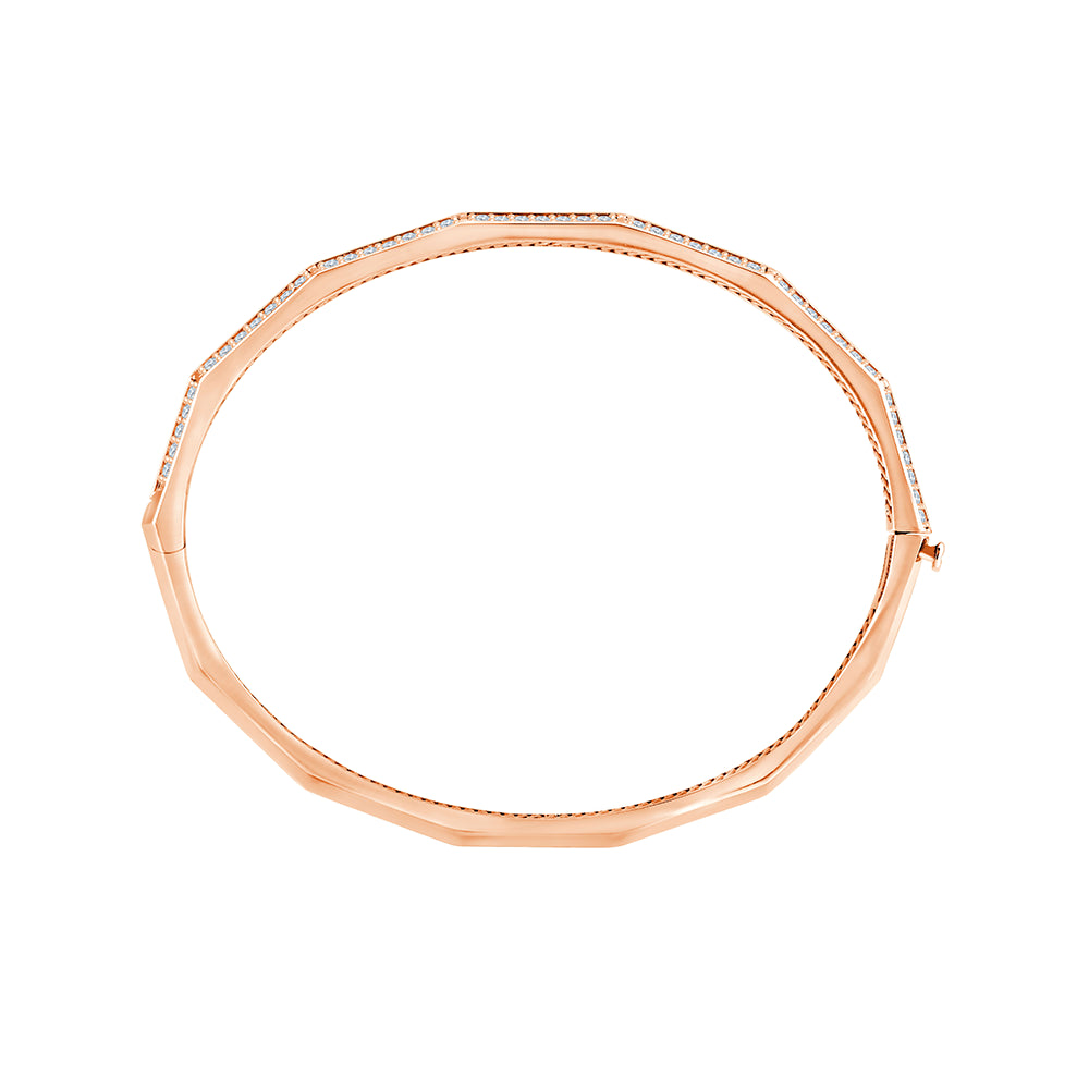Brilliant Cut Double Row Bracelet