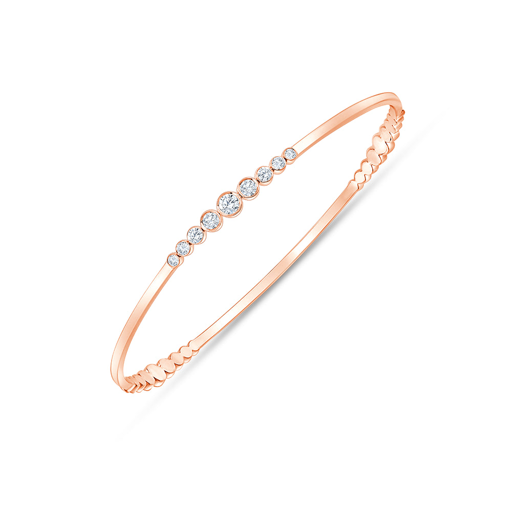 Brilliant Cut Graduating Bracelet