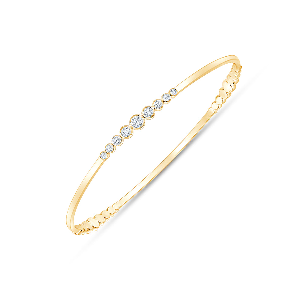 Brilliant Cut Graduating Bracelet
