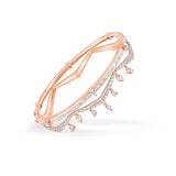 Baguette & Marquise Cut Fringe Bracelet