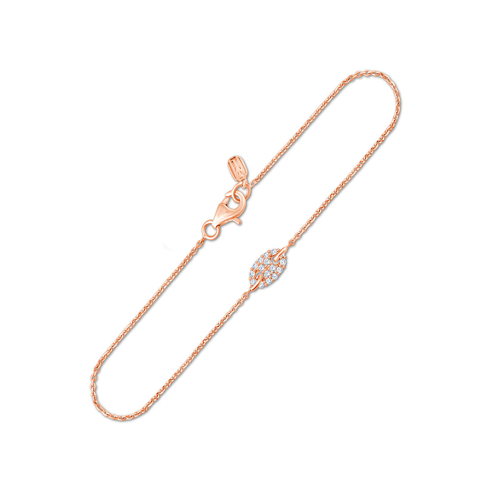 Brilliant Cut Oval Motif Bracelet