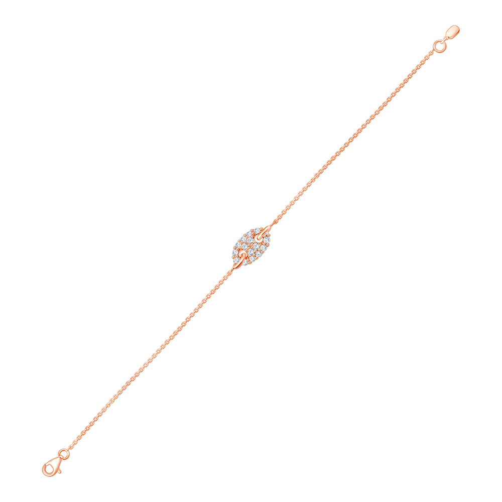 Brilliant Cut Oval Motif Bracelet