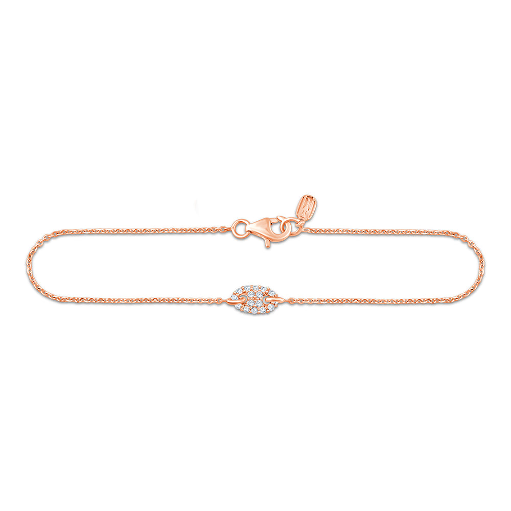 Brilliant Cut Oval Motif Bracelet