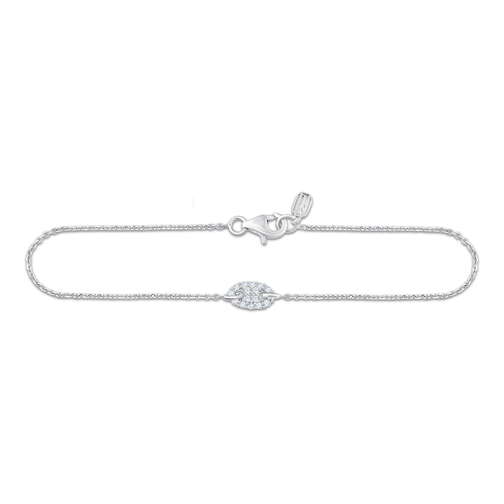 Brilliant Cut Oval Motif Bracelet