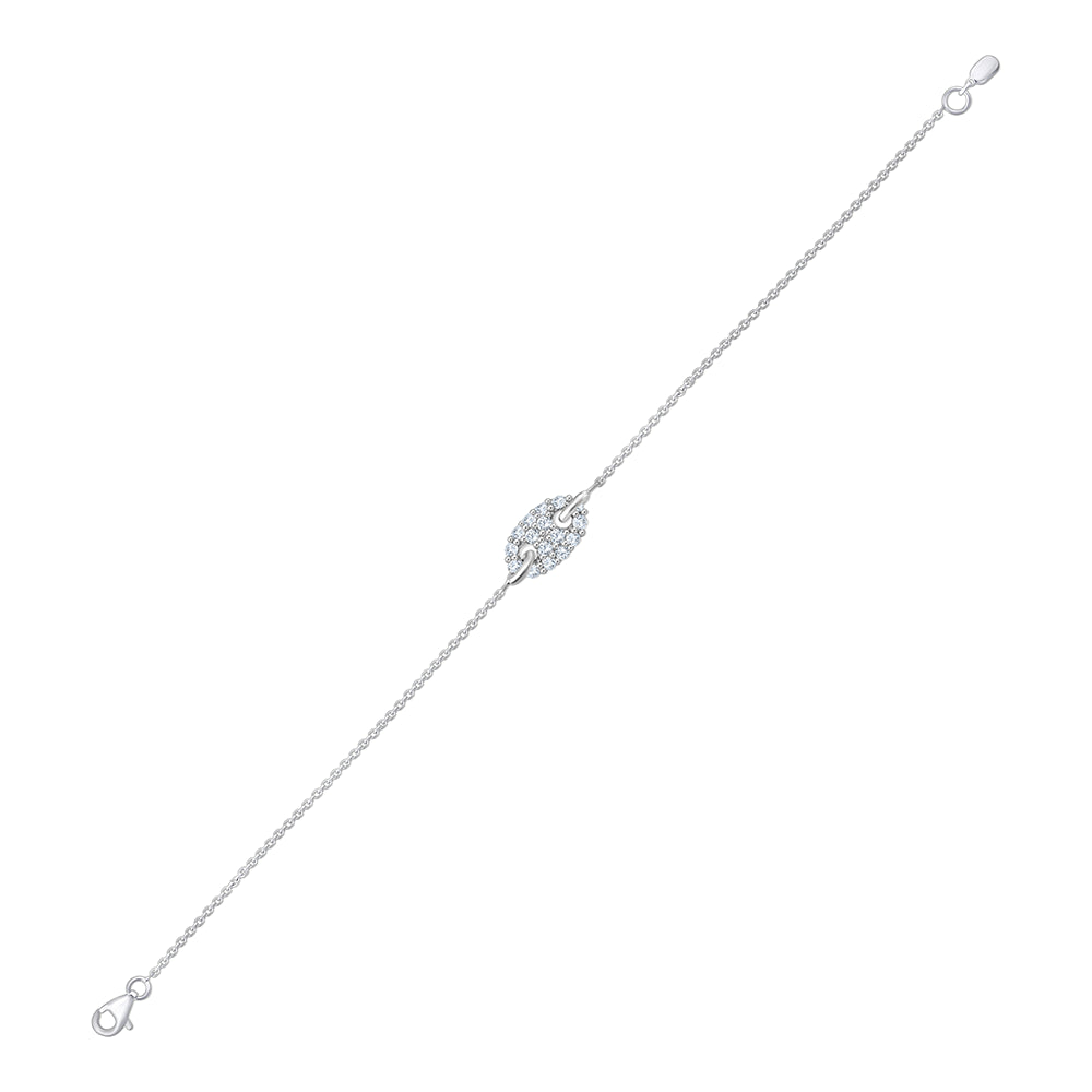 Brilliant Cut Oval Motif Bracelet