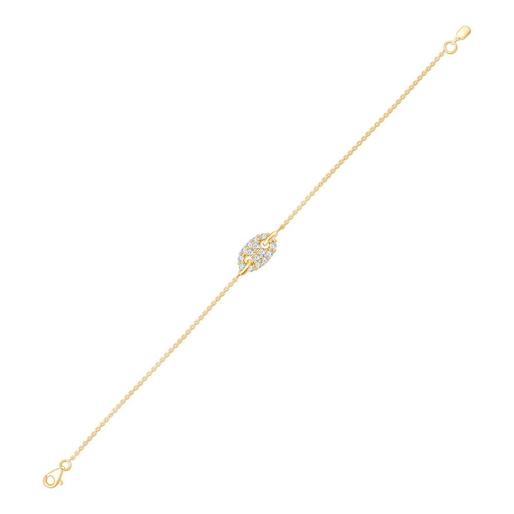Brilliant Cut Oval Motif Bracelet