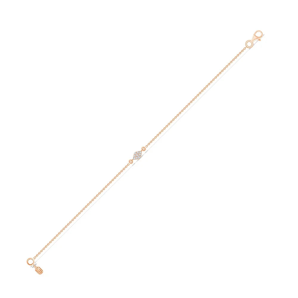 Marquise Shaped Pav Bracelet