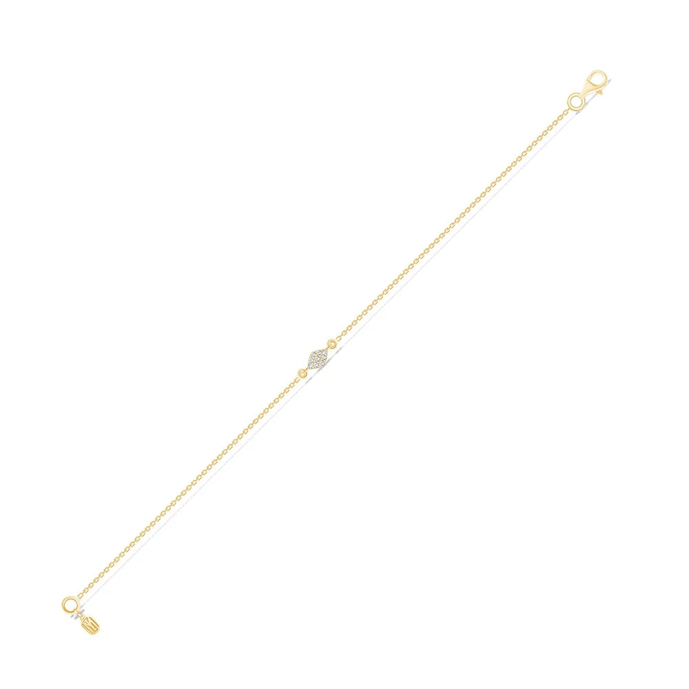 Marquise Shaped Pav Bracelet