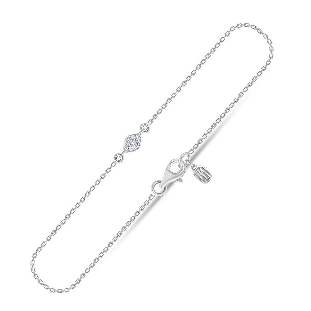 Marquise Shaped Pavé Bracelet
