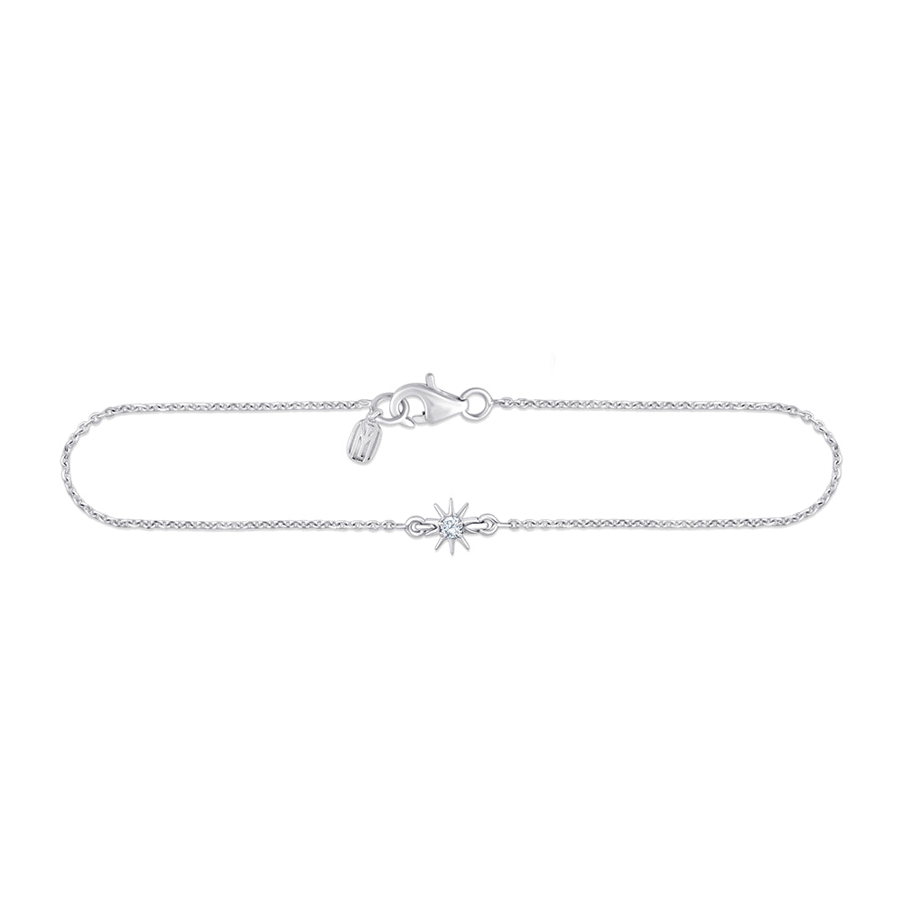 Brilliant Cut Starburst Bracelet
