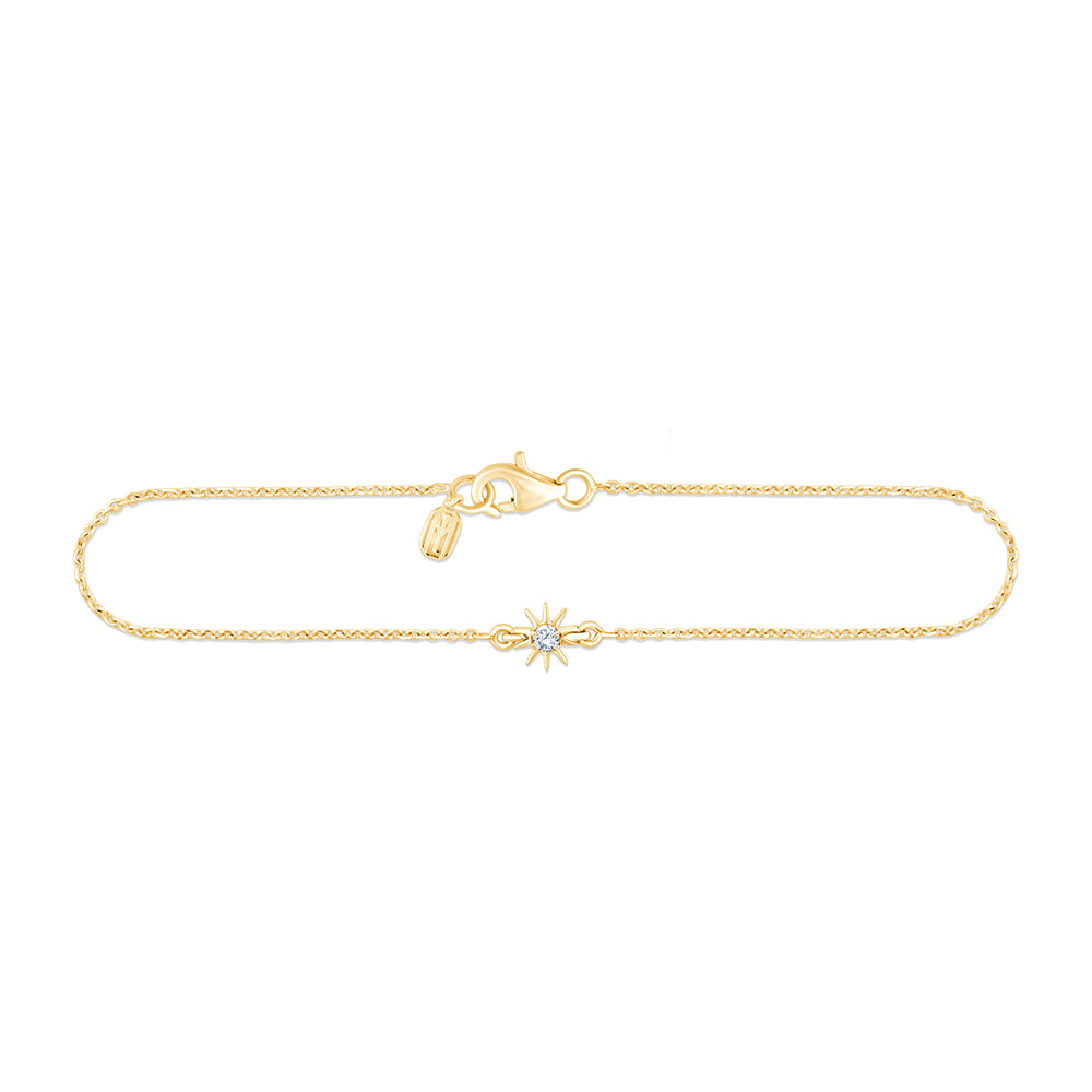 Brilliant Cut Starburst Bracelet