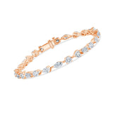 Mixed Cut Line Bracelet
