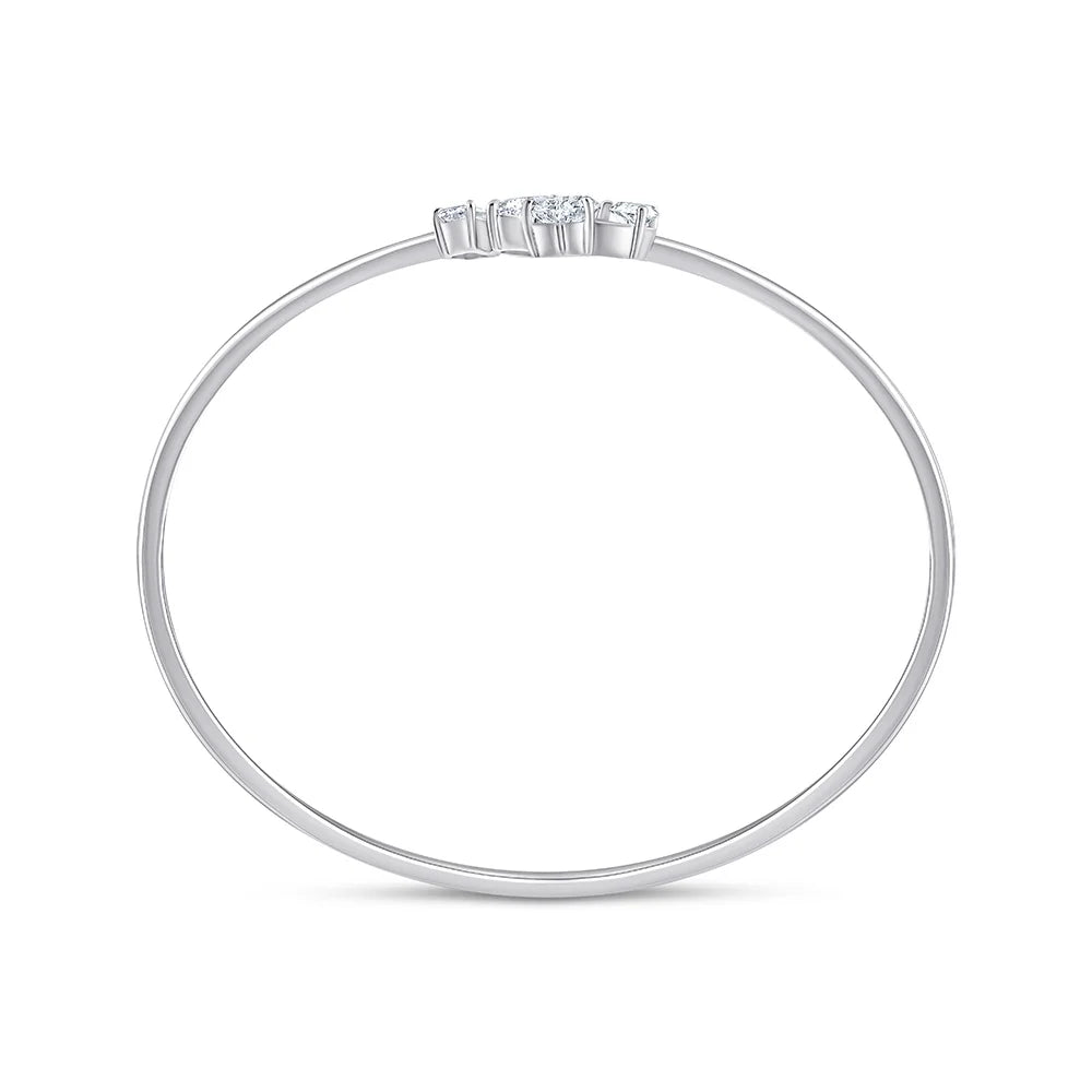 Mixed Cut Open Bracelet