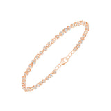 Brilliant Cut Bezel Line Bracelet