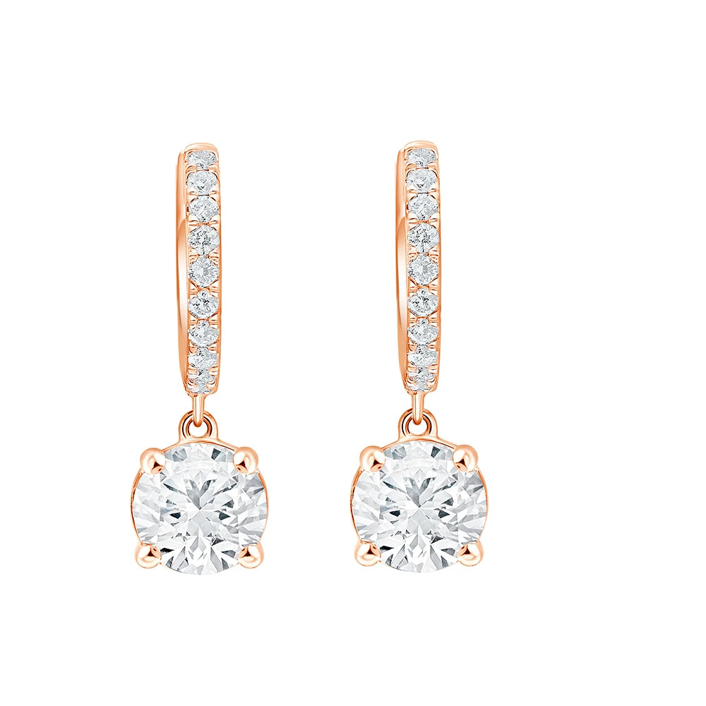 Brilliant Cut Mini Dangler Earrings