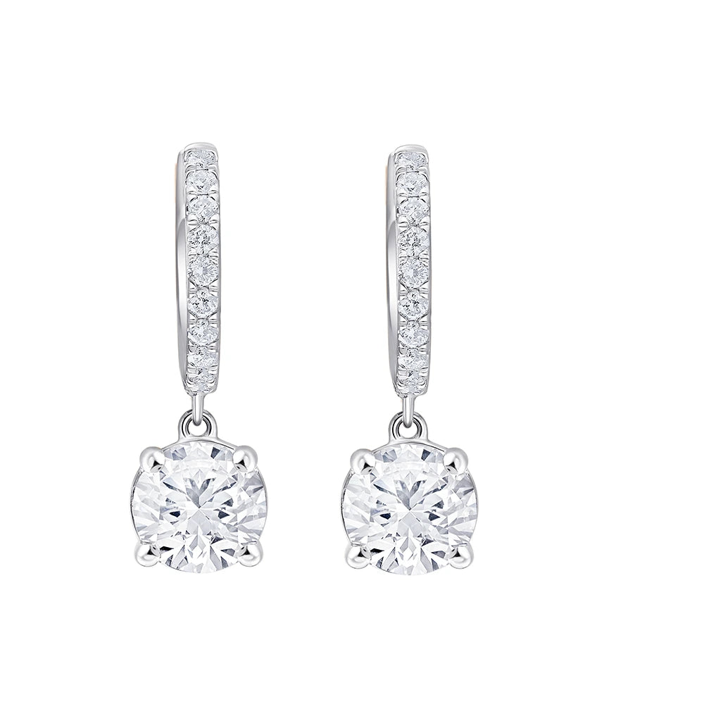 Brilliant Cut Mini Dangler Earrings