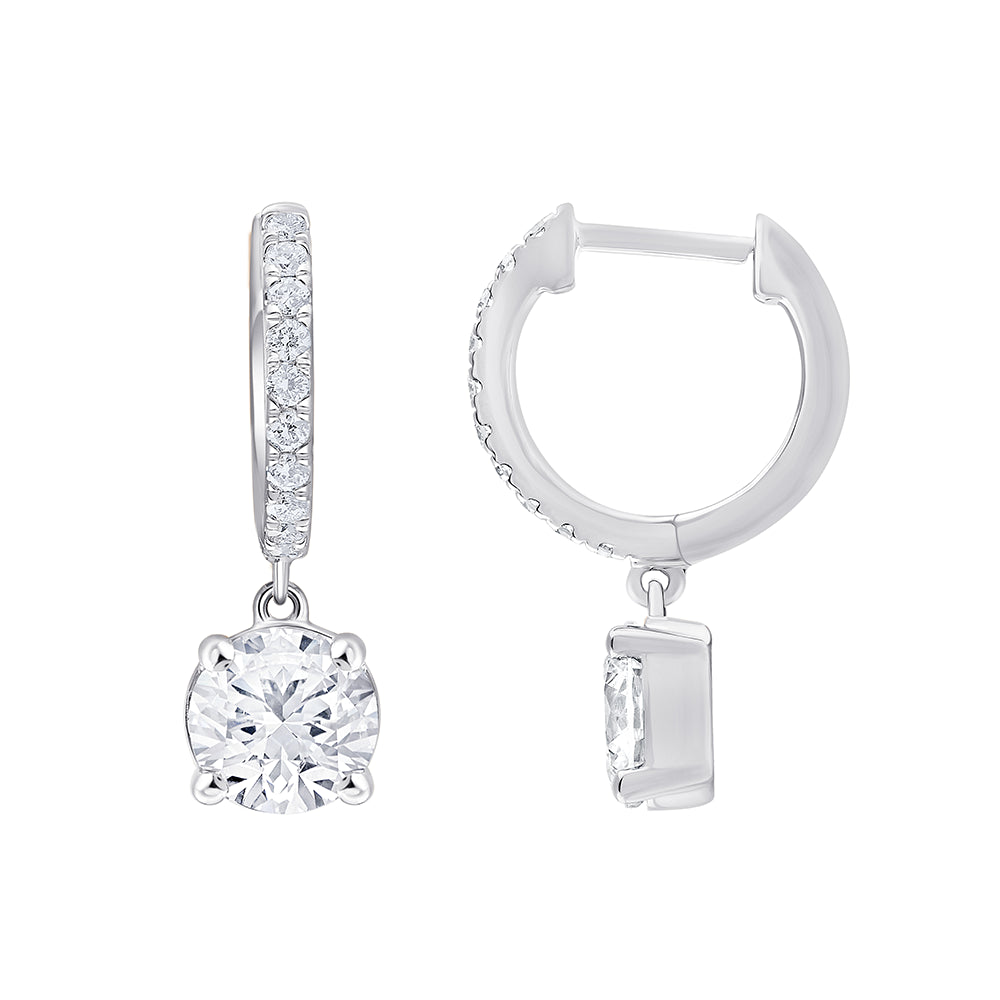 Brilliant Cut Mini Dangler Earrings