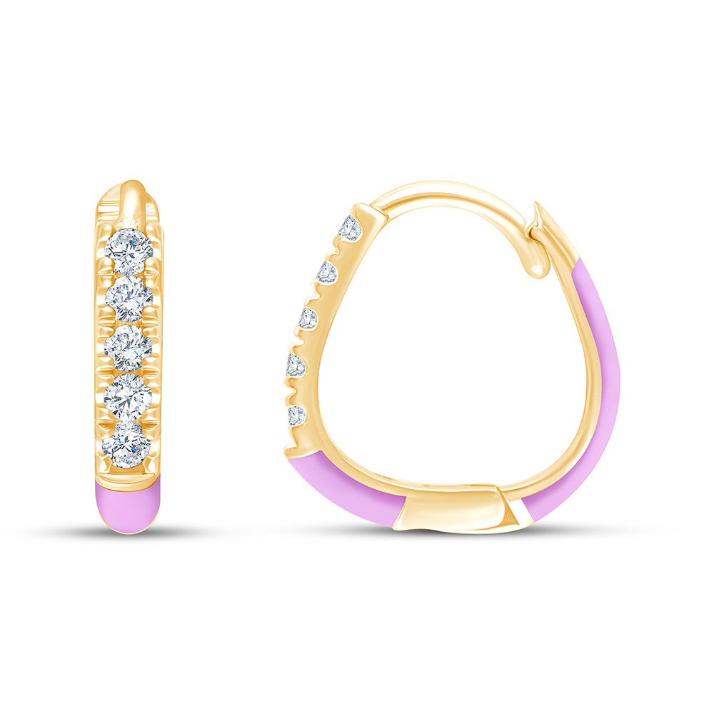 Pear Cut Mini Dangler Earrings
