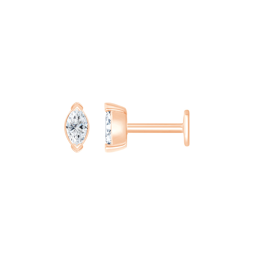 Marquise Cut Stud Earrings