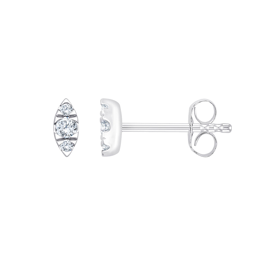 Marquise Cluster Stud Earrings 