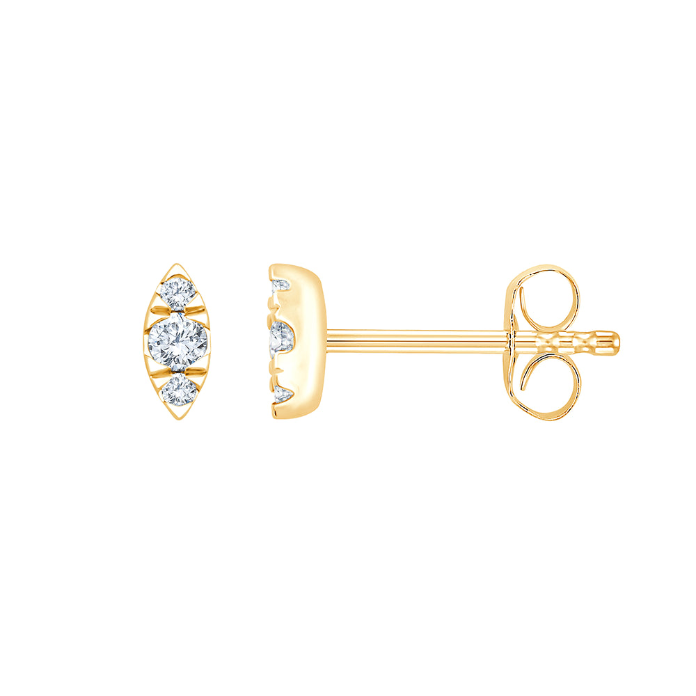 Marquise Cluster Stud Earrings 