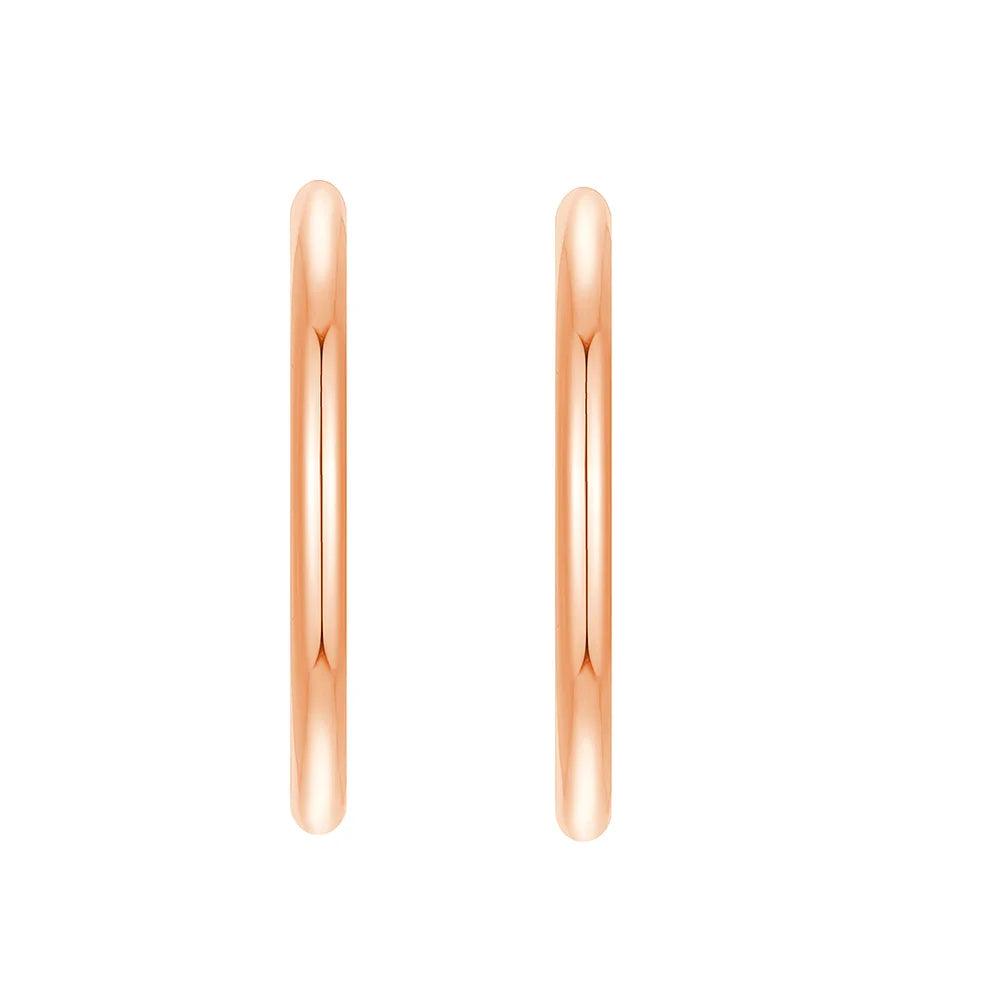 28 Gram Classic Gold Hoop Earrings