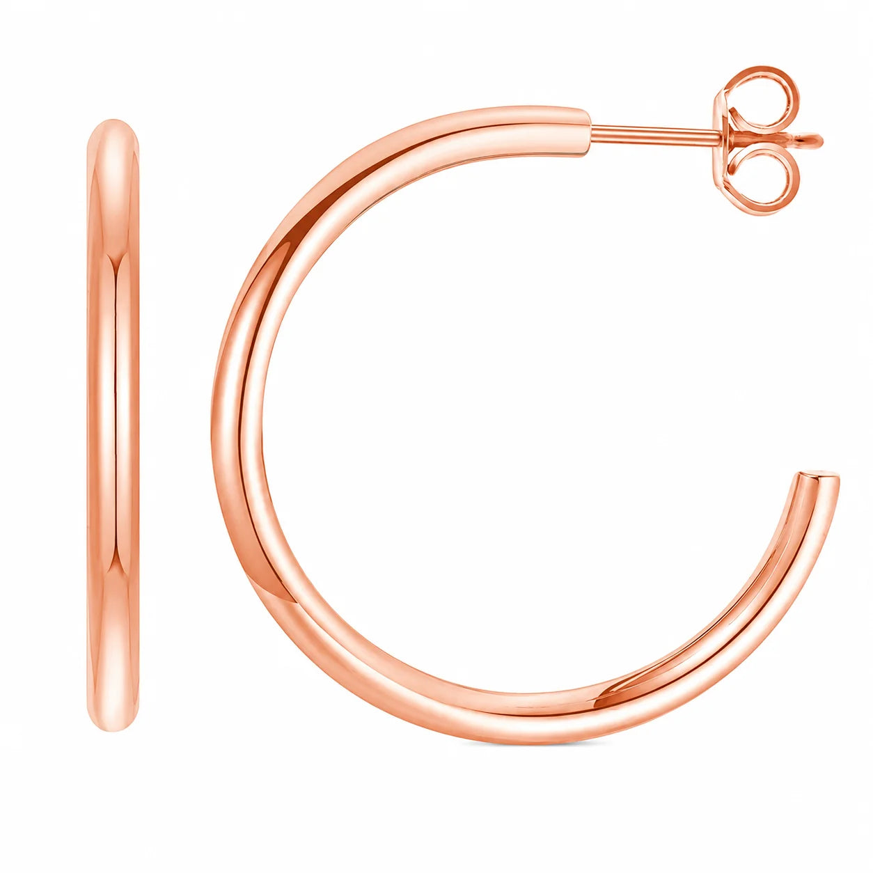 32 Gram Classic Gold Hoop Earrings