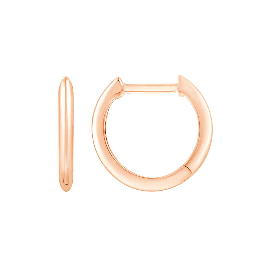 Plain Tube Hoop Earrings