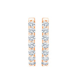 Brilliant Cut Full Hoop Earrings