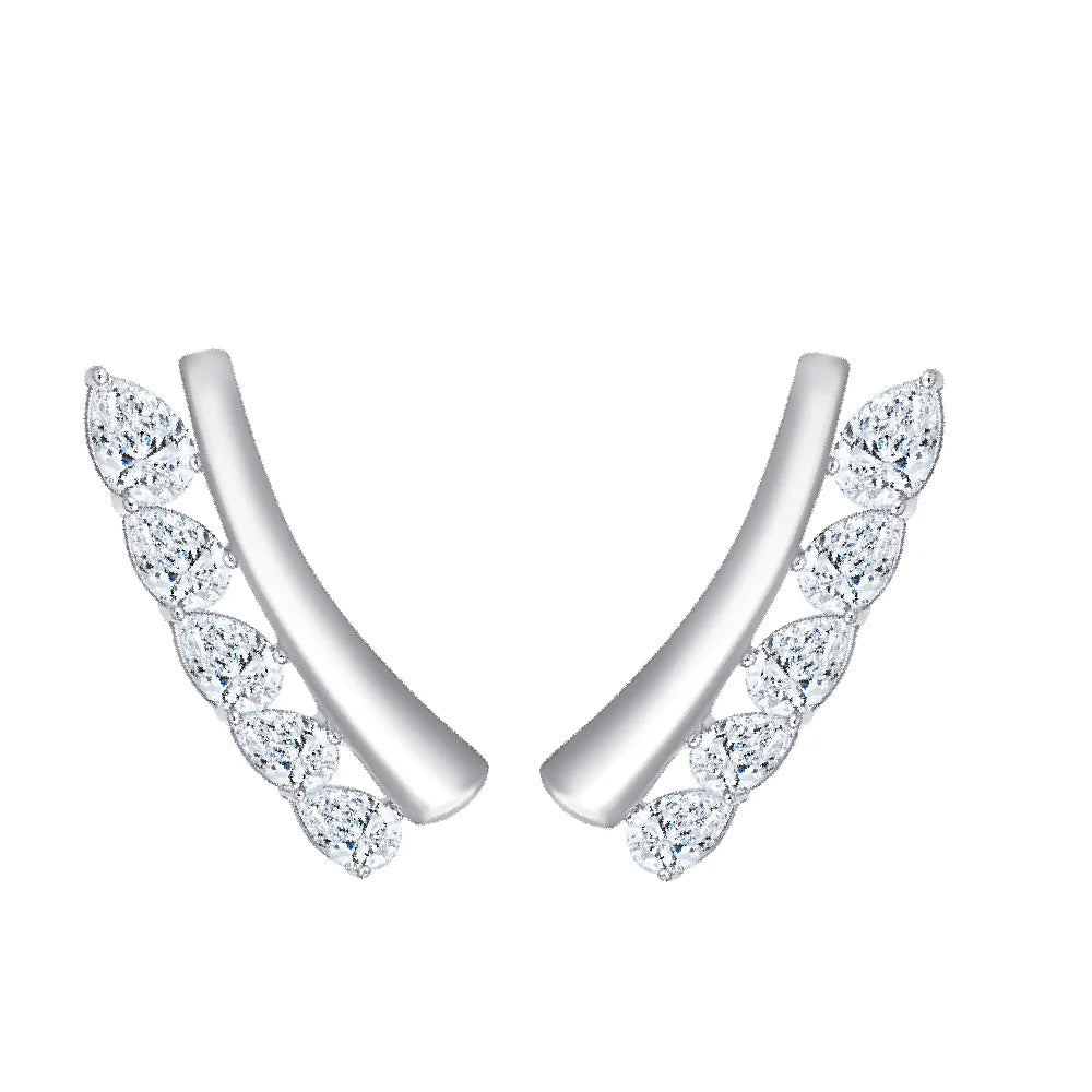 Pear Cut Line Ear Crawlers