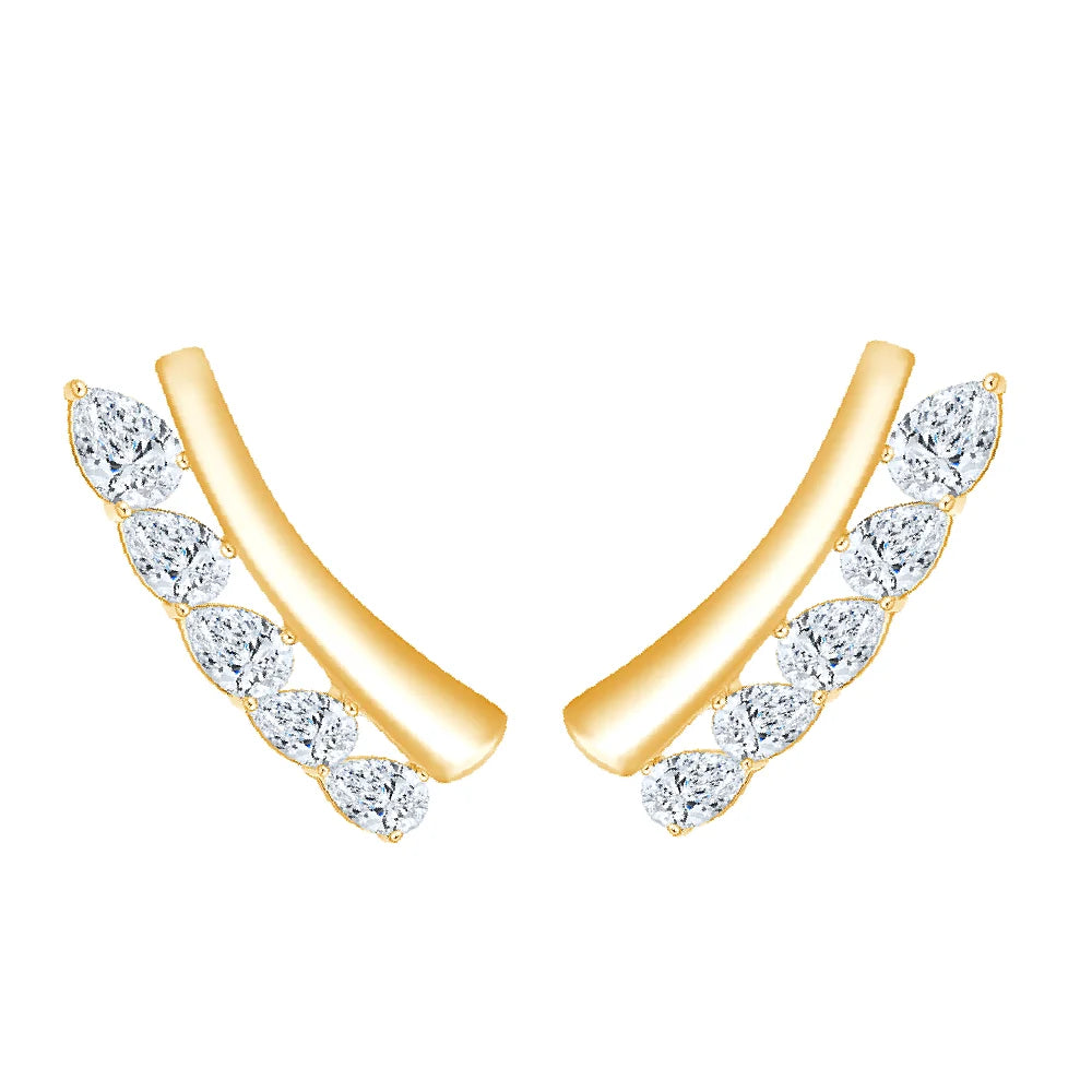 Pear Cut Line Ear Crawlers