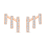 Brilliant Cut Layered Huggie Hoop Earrings
