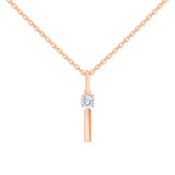 Brilliant Cut Initial I Pendant