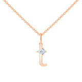 Kite Cut Initial T Pendant