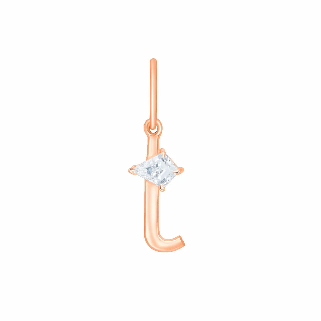 Kite Cut Initial T Pendant