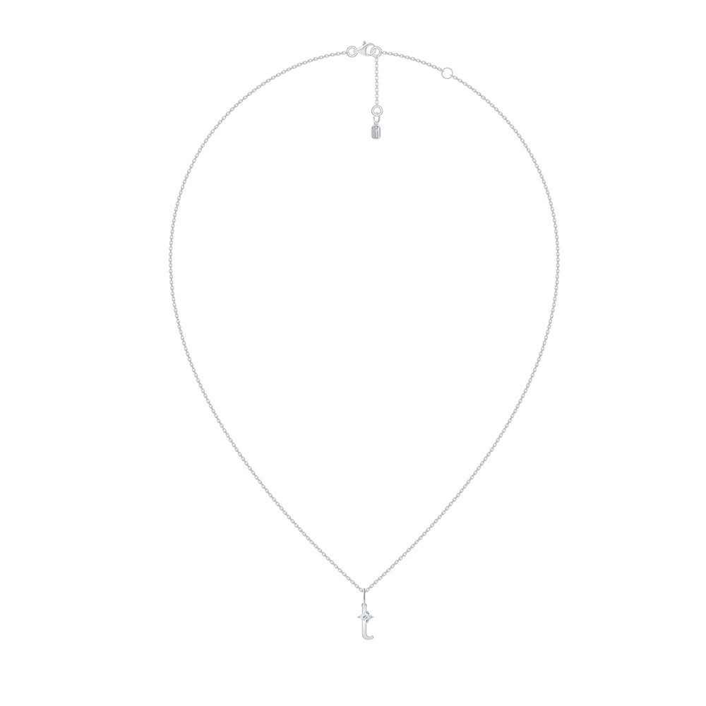 Kite Cut Initial T Pendant