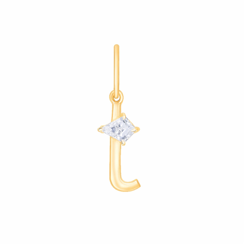 Kite Cut Initial T Pendant